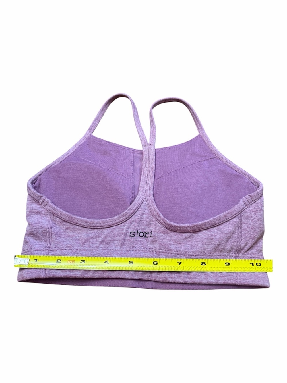 Stori Legend Bra Bralette with Double Straps, Heather Purple, Size 2 - Picture 3 of 10